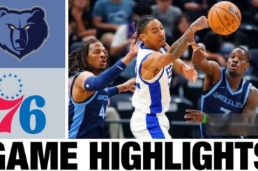 Memphis Grizzlies vs Philadelphia 76ers FULL GAME Highlights | 2024 NBA Summer League