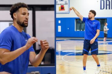 FIRST LOOK at Klay Thompson working out with Dallas Mavericks