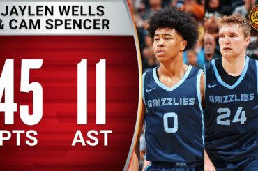 Jaylen Wells (27 PTS) & Cam Spencer (18 PTS) Lead The Grizzlies In The Salt Lake City Summer League!