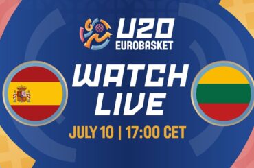 LIVE - Spain v Lithuania | FIBA U20 Women's EuroBasket 2024 | Round of 16
