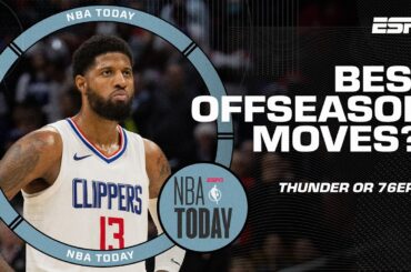 A SPLIT VOTE! Thunder or 76ers the MOST improved team in the offseason?! | NBA Today