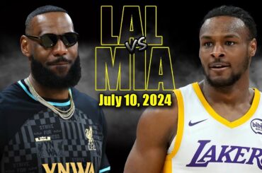 Los Angeles Lakers vs Miami Heat Full Game Highlights - 2024 Summer League | July 10, 2024