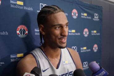 Pre-Summer League Media Availability: Cody Toppert, Alex Sarr, and Tristan Vukcevic | 07/10/24