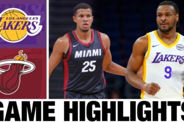 Los Angeles Lakers vs Miami Heat FULL GAME Highlights | 2024 NBA Summer League