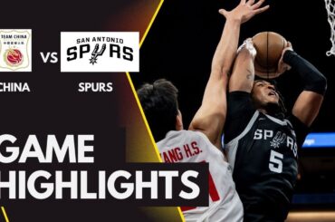 China VS San Antonio Spurs｜NBA Summer League, California Classic｜Full Game Highlights｜July 9, 2024