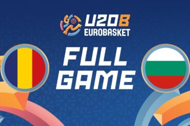 Romania v Bulgaria | Full Basketball Game | FIBA U20 Women's EuroBasket 2024 Division B