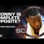 LeBron James admits he was VERY EMOTIONAL to see Bronny get drafted | SportsCenter YT Exclusive