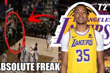 Meet the Los Angeles Lakers NEW 7’2” REBOUNDING MACHINE Joining Bronny James & Knecht | Moses Brown