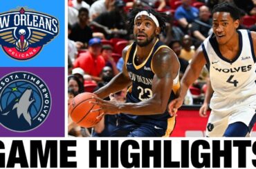 New Orleans Pelicans vs Minnesota Timberwolves FULL GAME Highlights | 2024 NBA Summer League