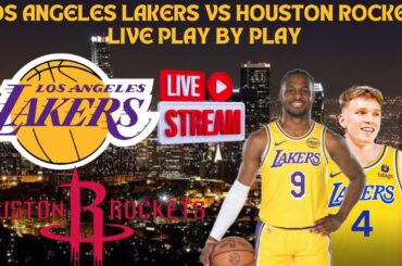 *LIVE* | Los Angeles Lakers Vs Houston Rockets Play By Play & Reaction #nba