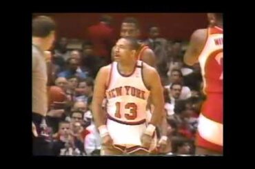 1989-90 NBA New York Knicks vs. Atlanta Hawks Highlights (Jan.4, 1990)