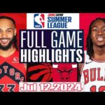 Chicago Bulls vs Toronto Raptors Full Game Highlights | NBA Las Vegas Summer League 2024