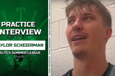 Baylor Scheierman Talks About Jordan Walsh and Celtics Teammates | Summer League