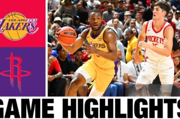 Los Angeles Lakers vs Houston Rockets FULL GAME Highlights | 2024 NBA Summer League