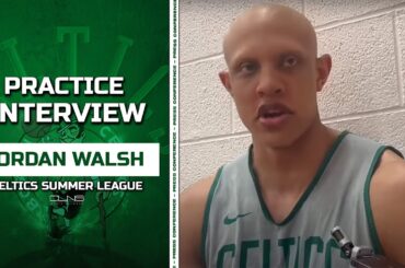 Jordan Walsh Wants to Shoot Better at Summer League | Celtics Practice