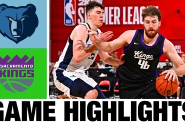 Sacramento Kings vs Memphis Grizzlies FULL GAME Highlights | 2024 NBA Summer League