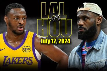 Los Angeles Lakers vs Houston Rockets Full Game Highlights - 2024 Summer League | July 12, 2024