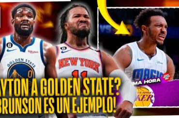 ¿DEANDRE AYTON A GOLDEN STATE? ¡RENOVACIÓN HISTORICA DE JALEN BRUNSON!