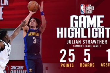 Julian Strawther Full Summer League Highlights vs. Clippers 🎥