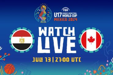 LIVE - Egypt v Canada | FIBA U17 Women's Basketball World Cup 2024 | Group Phase