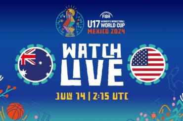 LIVE - Australia v USA | FIBA U17 Women's Basketball World Cup 2024 | Group Phase