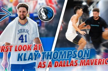 Klay Thompson Makes His Dallas Mavericks Debut!