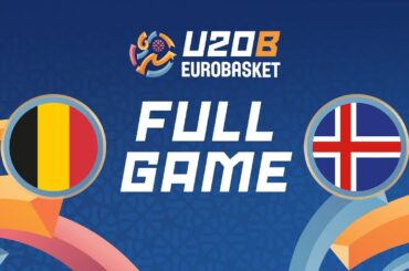 Semi-Finals | Belgium v Iceland | Full Basketball Game | FIBA U20 Women's EuroBasket 2024 Division B