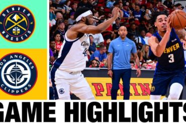 Denver Nuggets vs LA Clippers FULL GAME Highlights | 2024 NBA Summer League