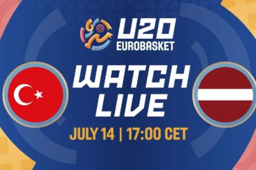 LIVE - Türkiye v Latvia | FIBA U20 Women's EuroBasket 2024 | Class. Game 7-8