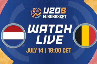 LIVE - Netherlands v Belgium | FIBA U20 Women's EuroBasket 2024 Division B | FINAL