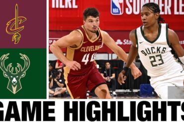 Cleveland Cavaliers vs Milwaukee Bucks FULL GAME Highlights | 2024 NBA Summer League