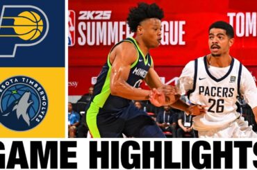 Minnesota Timberwolves vs Indiana Pacers FULL GAME Highlights | 2024 NBA Summer League