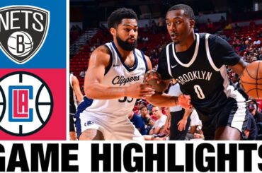 Brooklyn Nets vs LA Clippers FULL GAME Highlights | 2024 NBA Summer League