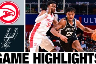 San Antonio Spurs vs Atlanta Hawks FULL GAME Highlights | 2024 NBA Summer League