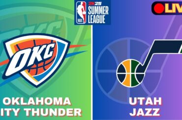 Basketball Live Score : Utah Jazz Vs Oklahoma City Thunder | NBA Summer League 2024