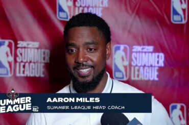 Aaron Miles Recaps Game 2 vs. Magic | 2024 NBA Summer League Postgame