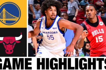 Golden State Warriors vs Chicago Bulls FULL GAME Highlights | 2024 NBA Summer League