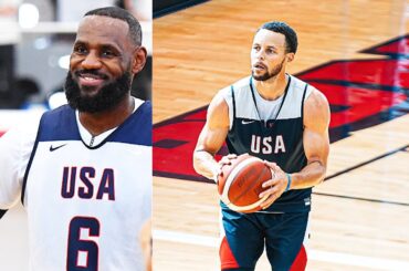 Team USA Basketball Scrimmage Practice In Australia With LeBron & Stephen Curry! 2024 Team USA