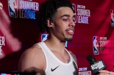 Julian Strawther Full Post Game Press Conference vs. Raptors 🎙 | NBA Summer League