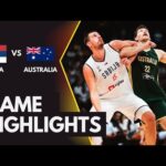 SERBIA VS AUSTRALIA | Basketball Friendly Game | Full Highlights | July 16,2024