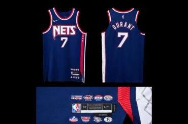 Kevin Durant 2021-22 Brooklyn Nets #7 Authentic City Edition Jersey Slim Reaper Easy Money Sniper KD