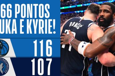 Doncic e Irving DERAM MAIS UM SHOW, e Mavericks ABREM 3 A 0 contra os Wolves!