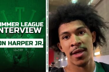 Ron Harper Jr. Reacts to Signing with Celtics After Injury | Summer League