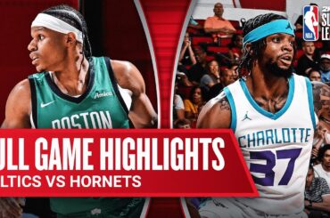 CELTICS vs HORNETS | NBA SUMMER LEAGUE | FULL GAME HIGHLIGHTS