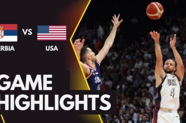 SERBIA VS USA | Basketball Friendly Game | Full Highlights | July 17,2024