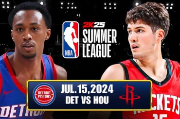 Detroit Pistons Vs Houston Rockets Live Stream | #NBASummerLeague