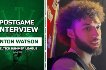 Anton Watson on Al Horford and Grant Williams Comparisons | Celtics Summer League