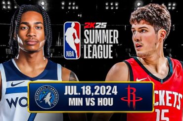 (LIVE) Minnesota Timberwolves Vs Houston Rockets Live Stream | #NBA2KSummerLeague