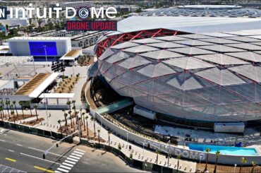 LA Clippers $2BN Intuit Dome Drone Construction Tour