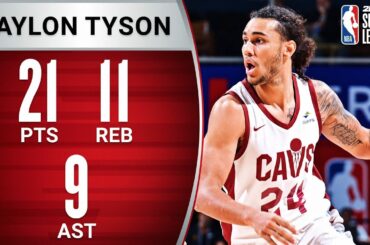 No. 20 Overall Pick Jaylon Tyson Drops Near TRIPLE-DOUBLE In Summer League! 👏